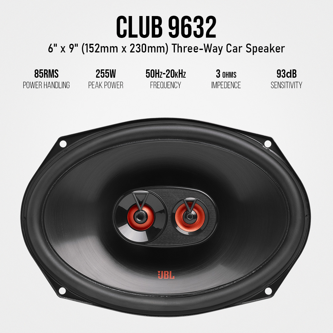 JBL C-Club 9632 3ウェイカーオーディオスピーカー JBL Club 9632 6x9