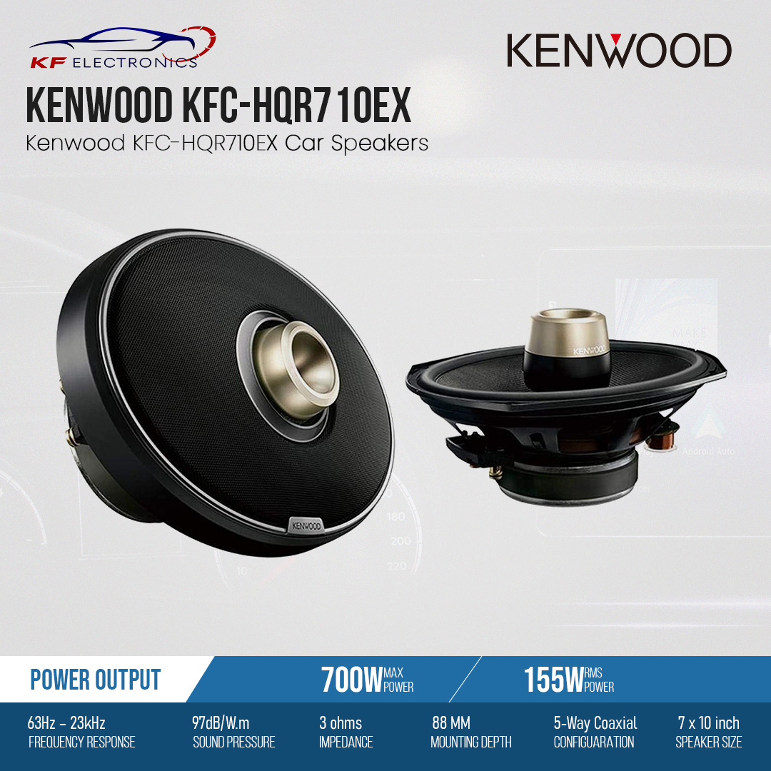 ケンケン KFC-HQR710EX Kenwood High-Quality Reference 2-Way Car Speaker System -